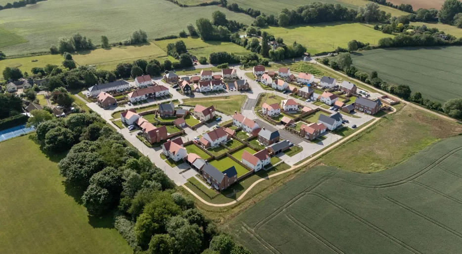 Eden Green Aerial View Scene